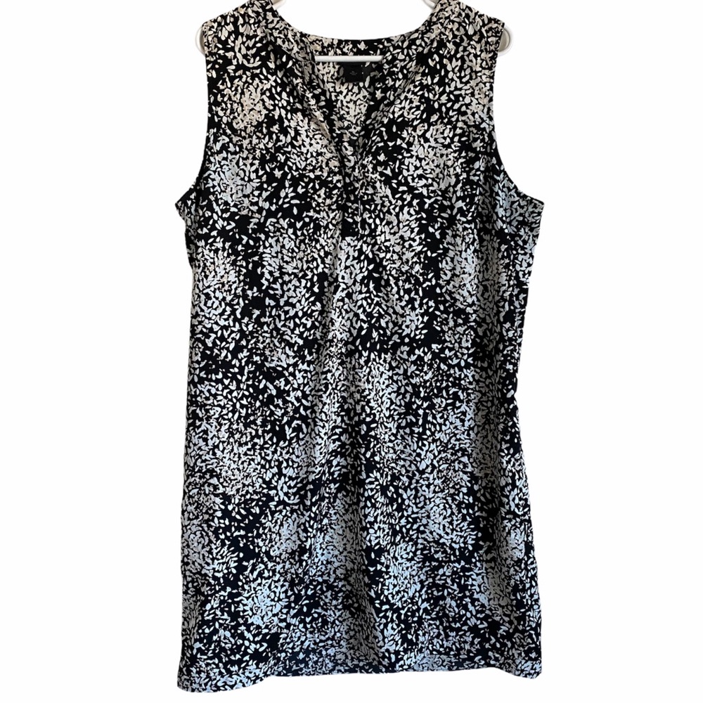 ANN TAYLOR | BLACK + WHITE DRESS XL